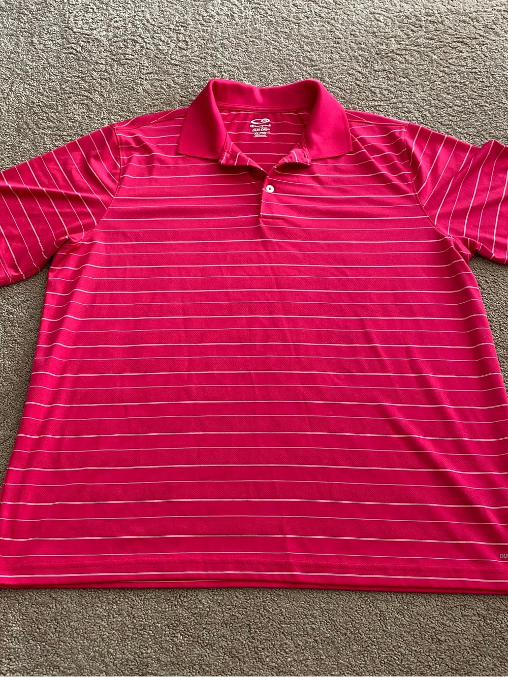 Champion XL DUO DRY Hot Pink Polo